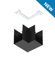 NET LED L Shape Non-Illuminated Corner Connector For The March Linear Light Bar